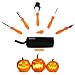 Produktbild Secura Pumpkin Carving Kit - 6 Stück Professionelle Edelstahl Carves & Sculpt Halloween Jack-O-Laternen leicht, Schaufeln, Schaber, Sägen, Loops