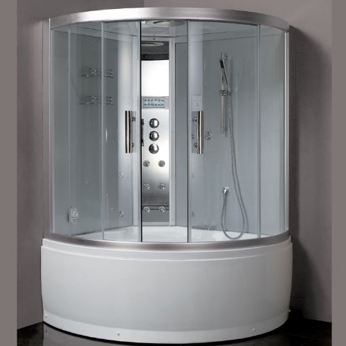 Preisvergleich Produktbild EAGO Dampfdusche DA325HF3 silber / 135x135