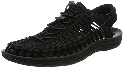 Keen Uneek M, Sandales Plateforme Homme, Noir, Noir (Black), 40.5 EU