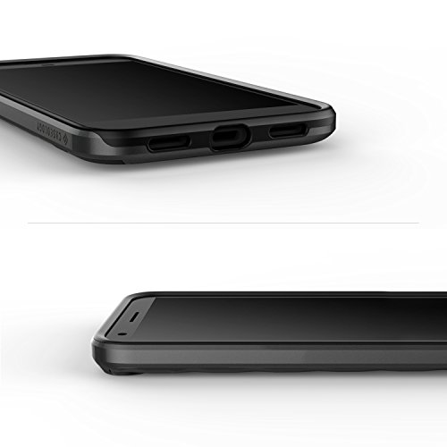 Google Pixel, Caseology [Parallax Serie] Robuste Haltbarkeit Einem Schlanken, Modernen / TPU-Ummantelung Polycarbonat-Bumper für [Google Pixel] – [Schwarz] - 5