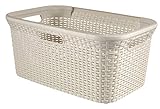 Espaciosa cesta para almacenar la ropa sucia.