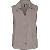VERO MODA VMQUEENY SL SHIRT WVN GA G&ouml;mlek Kadın