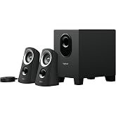 Logitech Z313 2.1 Subwoofer&rsquo;lı Hoparl&ouml;r Sistemi, 3.5 mm Giriş ve Kulaklık Jakı, Kablolu Kontrol B&ouml;lmesi, Kompakt Tasarım, Siy