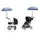 Baby Stroller Pram Wheelchair Bicycle Adjustable Angle Swivel Umbrella Bar Connector Holder Clip Clamp
