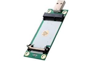 JSER Mini tarjeta adaptadora PCI-E inalámbrica WWAN a USB con módulo de ranura para tarjeta SIM, herramientas de prueba