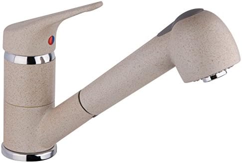 Single Hole Mixer Tap With Pull Out Spray Kitchen Sink 42sn568pisu Series Rodi Code – piralla S.R.L. – LACQUERED FINISH Granite Sand.