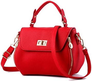 Emotionlin Women's Bow-knot Designer Style Cowry Shoulder Handbag Top Handle Bag(Red)