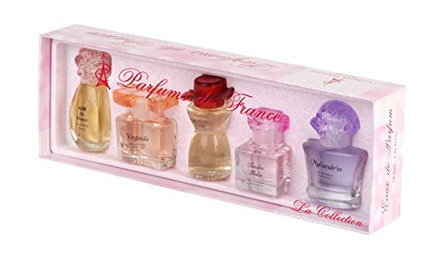 Charrier Profumi Set di 5 Acque di profumi Miniature totale 54,1 ml