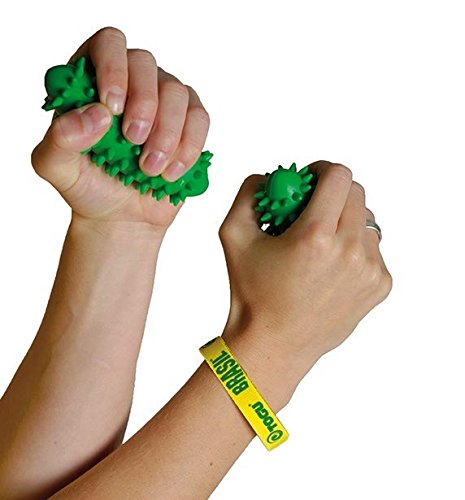 5 Paar Togu Brasil Massageball Igelball Noppenball Selbstmassage Reha grün - 2