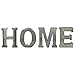Freestanding or decorative wall letters- HOME- Colour SILVER