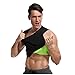 Produktbild MISS MOLY Herren Sauna Weste Shirt Abnehmen Hot Top Shaper Neopren Unterhemd Shapewear Für Slimming Training (Large)
