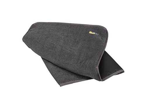 2er Set gepolsterte Sitzauflagen in Anthrazit; 125 x 54 x 1/2 cm; Campart Travel CH-0614 - 2