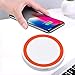 Produktbild Wireless Ladegerät,Wireless Charger,Kabelloses Ladegerät,Qi Ladegerät,Drahtlose Induktive, Induktion Ladegerät für iPhone XS / XS Max / XR/X/ iPhone 8/ 8 Plus,Samsung Galaxy S9/ S9 Plus/ S8/ S8 Plus/ Note 8/ S7/ S7 Edge (Orange)