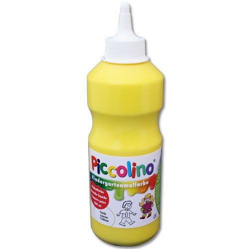 PICCOLINO Kindergarten Malfarben – Schulmalfarben Set mit 11 Farben in 500ml Flaschen - 4