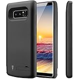 【Alta capacidad y carga rápida】: La poderosa batería incorporada de polímero de litio de 6500mAh puede proporcionar un 150% plus más de vida útil de la batería para su Samsung Note 8 . La caja de la batería es excelente para disfrutar de la música o realizar llamadas mientras el teléfono se está cargando