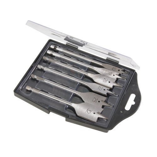 Silverline 282566 Flachfräsbohrer, 6-tlg. Satz 10–32 mm - 2