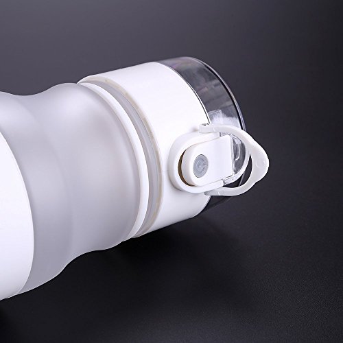 UPSTYLE Sport Wasser Flasche mit Strohhalm mit Auslaufsicher Flip Top Deckel, umweltfreundlich & BPA-frei Kunststoff – Must Have für das Fitnessstudio, Yoga, Laufen, Outdoor, Radfahren und Camping, Klauenhammer, rose - 2