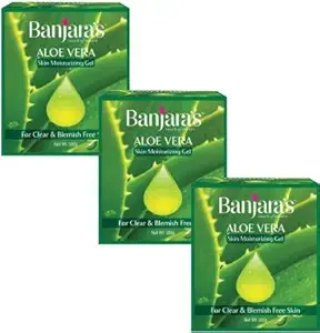 Banjaras Aloe Vera Skin Moisturizing gel 100gm (pack of 3)
