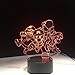 Price comparison product image DDBBhome Super Mario Bros Luigi Toad Dragon 3D Lamp Usb Acrylic Super Gift For Children Baby Sleep Lamp Nursery Light Desk Table Light