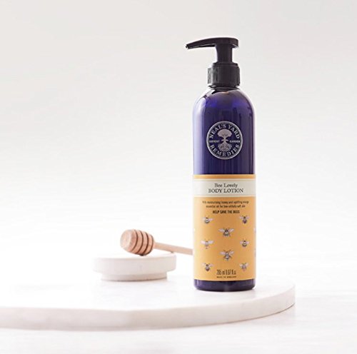 Neals Yard Bee Lovely Body Lotion 295 millilitre | with the Beautiful Uplifting Aromas of Organic Honey and Orange Essential Oils | This Organic Body Lotion Leaves Skin Soft and Beautifully Scented