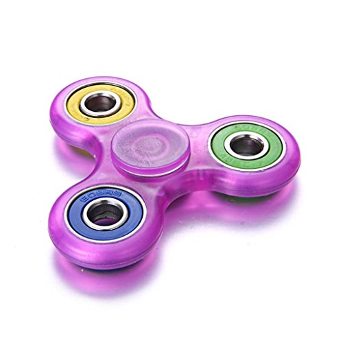 LED Hand Spinner,Bescita LED Glowing Hand Spinner focus Toys EDC Fidget Spinner Toy Austism ADHD Education&Learning Toys Choice (Purple) LED Hand Spinner,Bescita LED Glowing Hand Spinner focus Toys EDC Fidget Spinner Toy Austism ADHD Education&Learning Toys Choice (Purple)