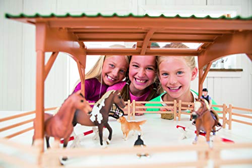 Schleich 42195 - Pferdestall mit Pferden und Zubehör - 8