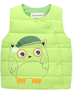ESHOO Kinder Jungen Mädchen Winter Baumwolle Weste Warm Weste Jacke
