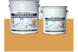 Peinture étanche & élastique pour protection façade Ocre 10 Kg Ocre - MATPRO