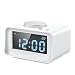 Produktbild QHB Bedside Elektronisch Wecker FM-Radio Snooze-Funktion Temperaturanzeige USB-Aufladung , white