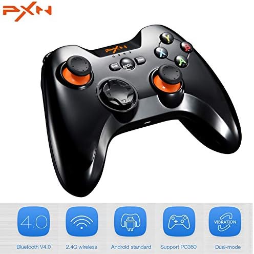 PXN 9613 Wireless Bluetooth Game Controller Portable Handle Bracket Gamepad for PC Tablet Android Smartphone TV Box