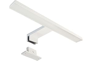 ‎MAX K O M F O R T max K O M F O R T LED Spiegelleuchte Bad 30cm IP44 – Stilvolle Aufbauleuchte für Badezimmer-Spiegel – 400lm, 4000K Neutralweiß, 5W – Modern & wartungsfrei