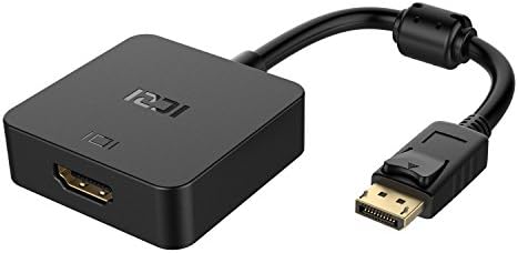 DP to HDMI, ICZI Active DisplayPort to HDMI Adapter Converter 4K for UltraHD Display/Monitor - Black