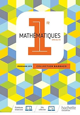 Hachette education Barbazo Maths 1ère - Livre élève - Ed. 2019