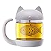 Produktbild Gosear 250 ml Cute Neuheit Glas Tee Mug Kaffee Cup Wasser Flasche Tee-Ei Sieb Filter Weihnachten Geburtstag Geschenk Cat-Stil