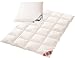 Produktbild Spar Set: Ganzjahres Kassettenstegbett Polaris Premium canadische Daunen Daunenbett 100% Natur Gänsedaunenbett (135x200) + Daunenkissen