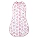 Woombie Convertible Swaddle (0 - 3 Months, Pink Owls)