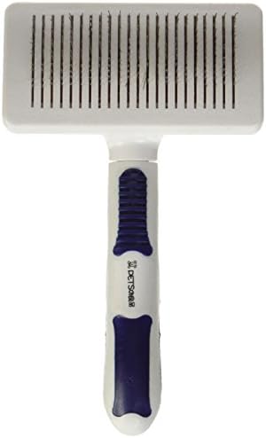 Petcessory Dog Cat Shed Grooming Brush, Small, White