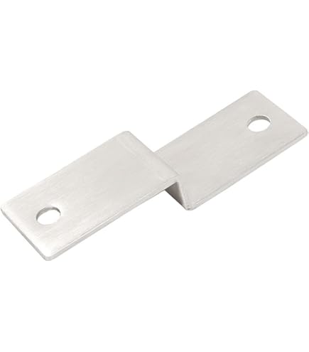 Attaches Métalliques Pour Cadre Photo En Z (forme De Bretelle) - 30x13x7 Mm - Lot De 10, Argent