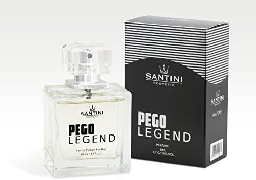 Pego Legend Eau de Perfume By Santini Cosmetics - Men’s Sensual Perfume with Legendary Merits - Fragrance Designed for Brave, Charm and Passionate Man - 50ml