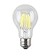 Produktbild Hrph 4/6 / 8W Dimmbare Edison Art-Weinlese LED Fadenglühlampe 3000K E26 Sockel Lampe A19 / A60 Klarglasabdeckung