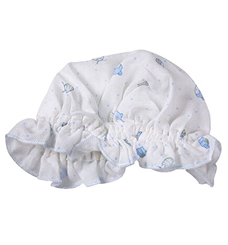 Summer Baby Hats/Caps Double Pure Cotton Cloth Caps [Blue 3290]