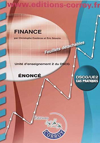 Download Finance Enoncé: UE 2 du DSCG Download Finance Enoncé: UE 2 du DSCG