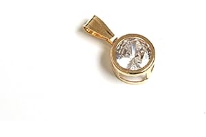 Peninsula Jewellery 9ct Gold Cubic Zirconia Pendant without chain