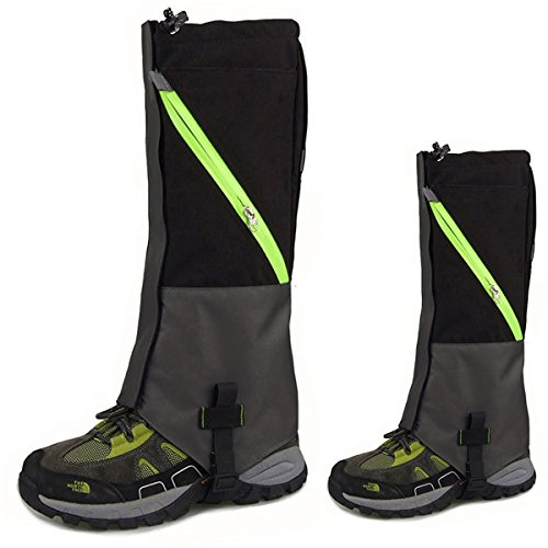 KepooMan 1 Par Unisex Polainas Impermeables al Aire Libre y Leggings P