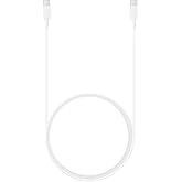 Samsung EP-DX310 USB Type-C - USB Type-C kablo, veri kablosu, şarj kablosu, 1,8 m, 3 A, beyaz