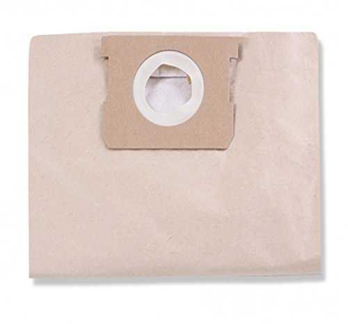 Masko® Industriestaubsauger Staubsauger Nass Trocken Sauger Edelstahl max. 1800W, Farbe:Beutel (5-er Set)