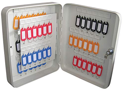 Preisvergleich Produktbild Safety First Aid kc003 Schlüsselkasten, grau, 60 Schlüssel Kapazität