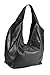 Produktbild BELLI "Bellissima" ital. XL Nappaleder Shopper Beuteltasche schwarz - 34x23(mittig)x17cm (B x H x T)