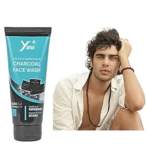 YANA INSTANT WHITENING CHARCOAL FACE WASH / WHITENING CHARCOAL FACE WASH FOR BOYS