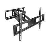monitor tv samsung 22 Carga máxima: 50 kg TooQ LP6270TN-B - Soporte fijo inclinable y giratorio de pared para monitor/TV/LED de 37\" a 70\", hasta 50kg de peso, distancia a la pared 64mm hasta 510mm, inclinacion -10º, giro 150º, formato VESA hasta 600x400, color negro